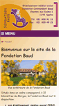 Mobile Screenshot of fondationbaud.ch